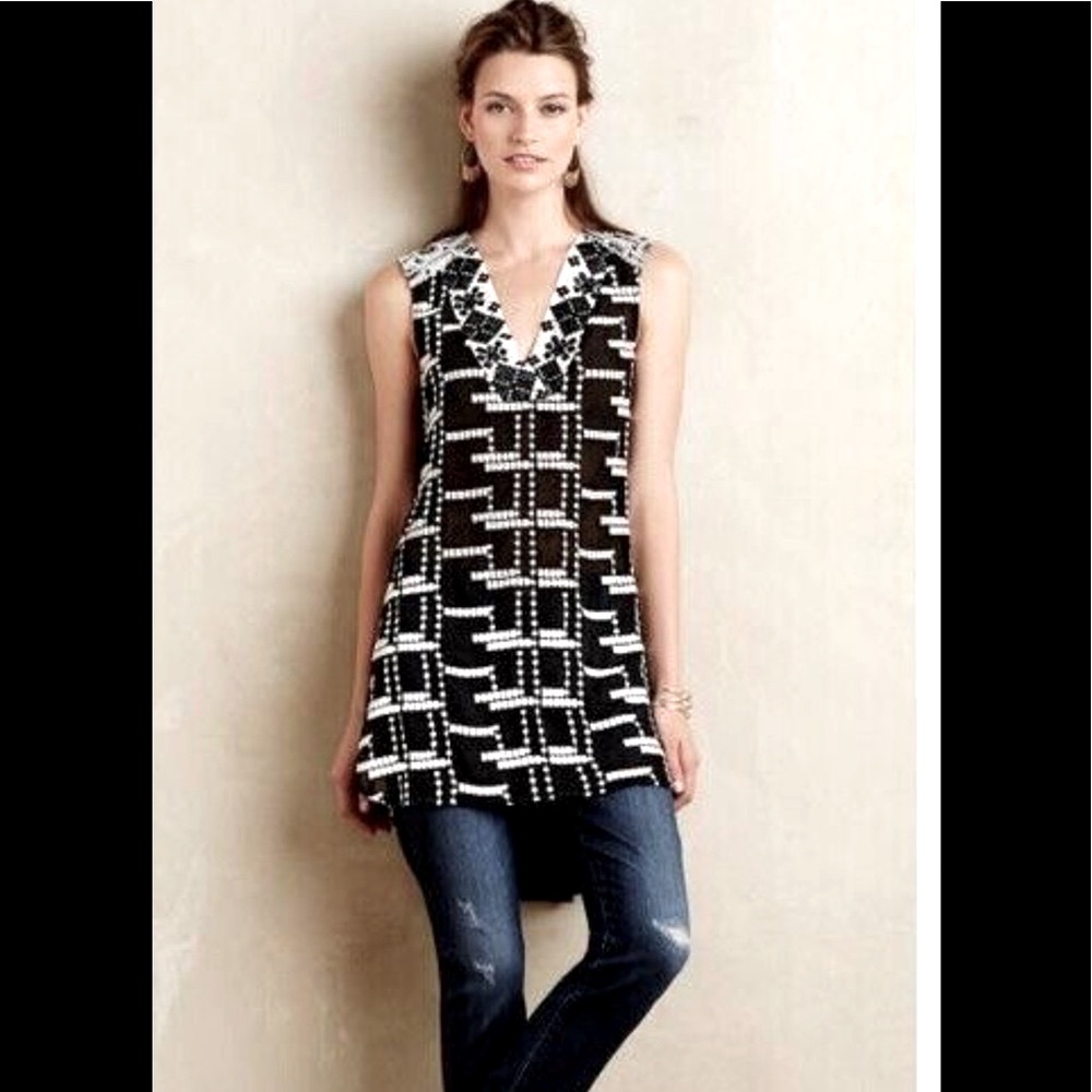 Anthropologie (Tiny Brand) Embroidered Tunic